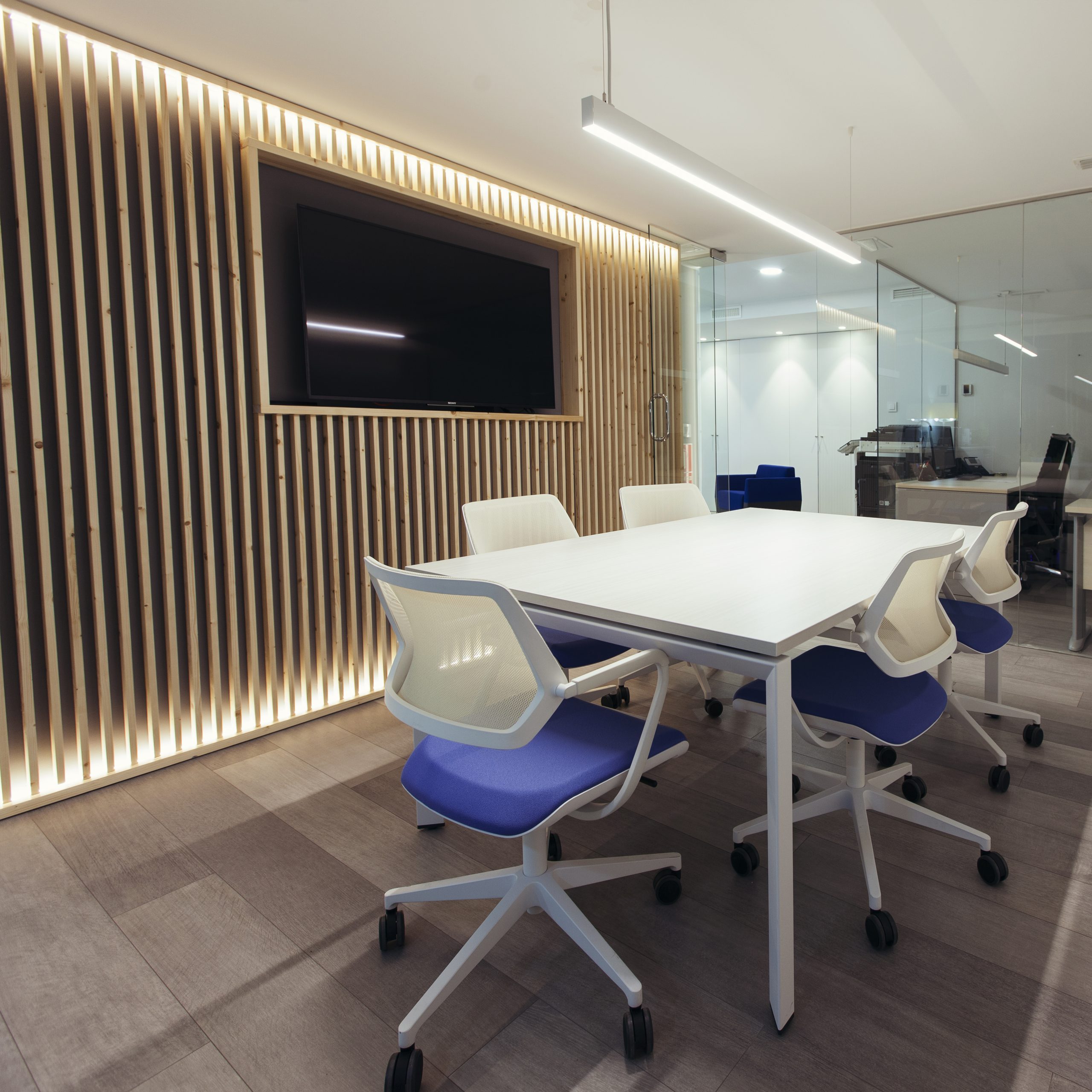 sala de reuniones en oficina